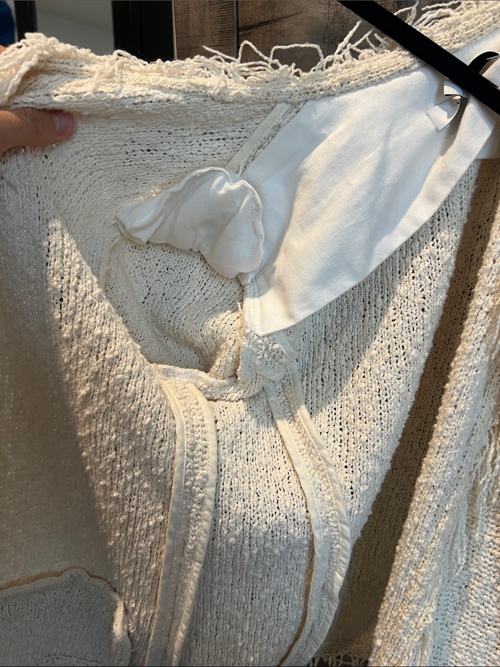 IRO Ivory Fringe Shag Sweater - Picture 3 of 4